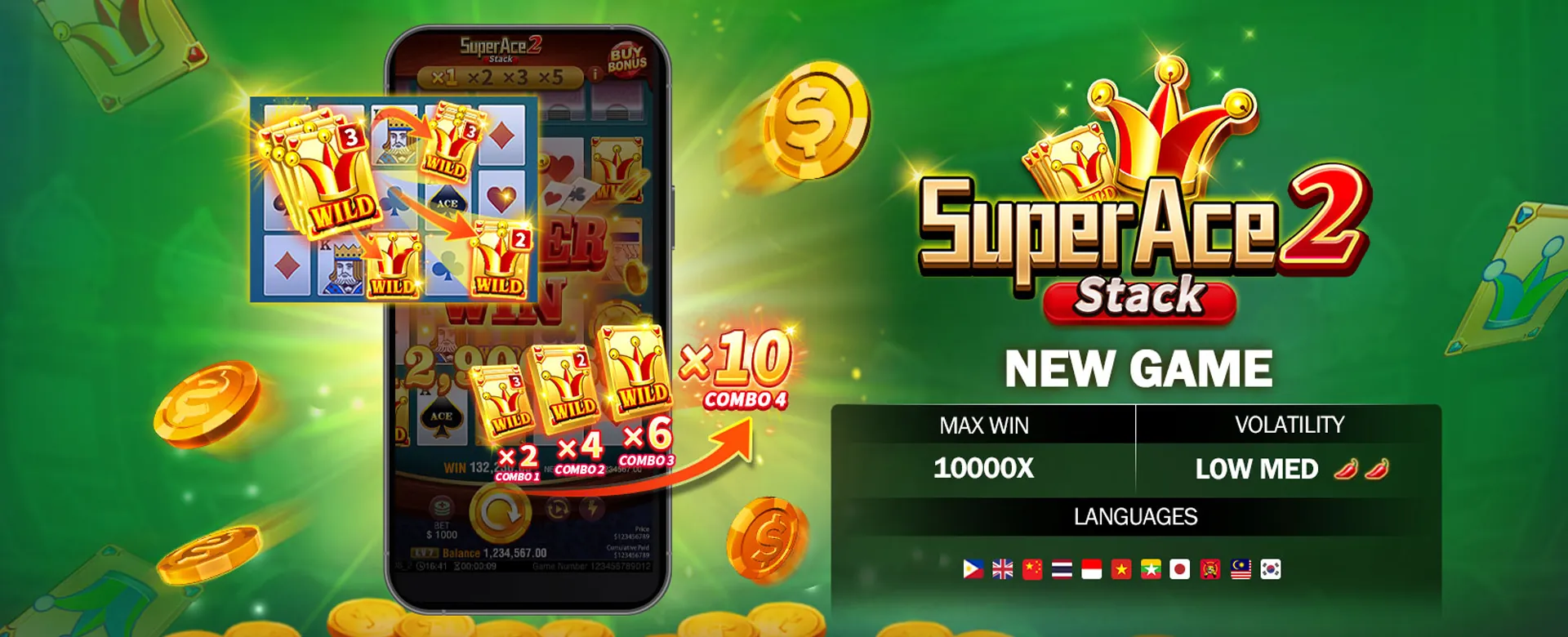 Player selecting games at phsky online casino